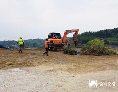 조경식재공사 유실수심기 